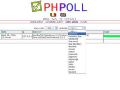 PHPOLL admin picture 2