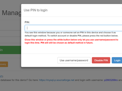 Login with PIN