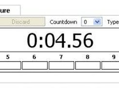 Main timer screen