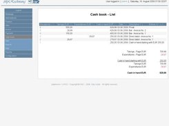 Cashbook List