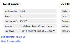 phpRedisAdmin Screenshot 1