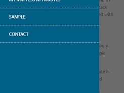 Phone Menu main pages