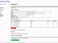 View & Checkout basket