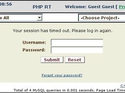 login session timeout