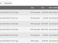 phpSANE File Browser