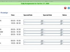 Assign employees to specific depts and roles