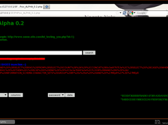 Error-based injection point exploited.