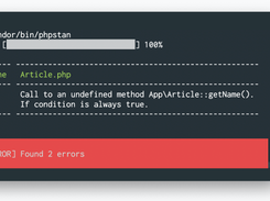PHPStan Screenshot 1