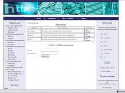 Create / modify / remove user groups in PHPublisher