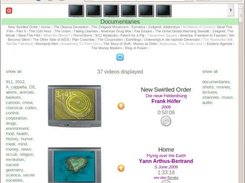 Display a list of the videos
