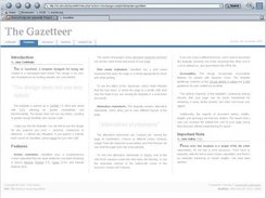 Gazetteer Template - Donated by haran at OSWD