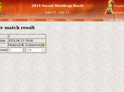 Enter match result