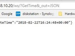 GetTime Response JSON