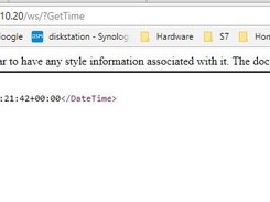GetTime Response XML