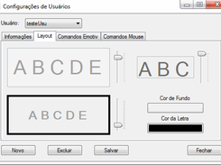 Configuration Screen - Layout