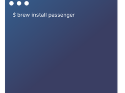 Phusion Passenger Screenshot 1