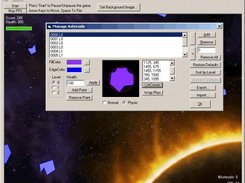 Image of the asteroid editor.