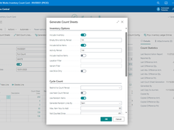 Count Difference Summary: Summarizes inventory discrepancies by item, location, and bin. Grouping by item tracking ensures traceability for serialized or lot-controlled items, enhancing visibility into inventory discrepancies across locations.