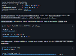 PhysicalConstants.jl Screenshot 1