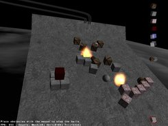First tests with fire