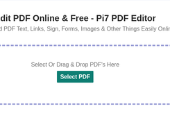 Pi7 PDF Editor Screenshot 2