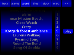 Select alarm sound