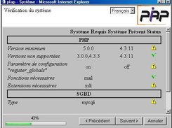 stage to compare needed systeme and current system