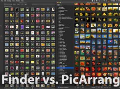 PicArrange allows sorting & searching images by color & content