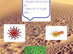 picfingerflick showing three images and starting image.