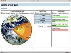 A graded Pick and Click assessment, created using Wizard.