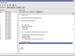 Viewing source code and adding breakpoints