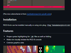 PICO-8.vim Screenshot 1