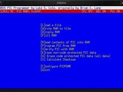 PICPrg Main Menu