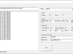 Screenshot with some loaded jpg files