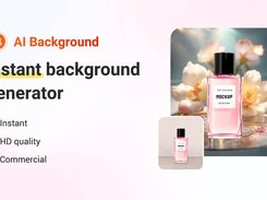 Powerful AI instant background generator. Create high-quality product photography photos in seconds