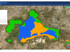 Water body detection on mining sites