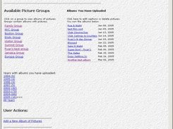 User Home (the hub page for users)