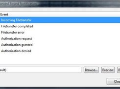 Pidgin Advanced Sound Notification Screenshot 1