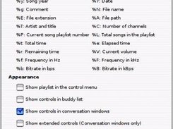 Configuration dialog.