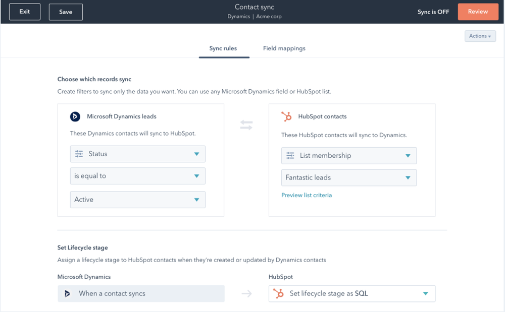 HubSpot Operations Hub Screenshot 1