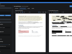 Manual draw-to-redact toolbar for visual PII that NLP models can't parse: handwritten signatures, ink stamps, embedded logos, and image-based text. Rectangle-select and redact in a single click.