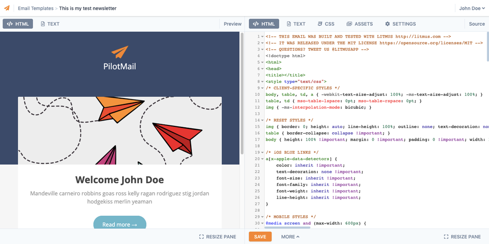 PilotMail Screenshot 1