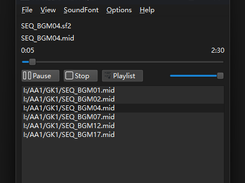 Main Window with Playlist