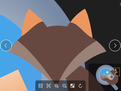 Main window when zoom-in SVG image