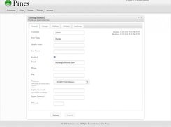 1. Editing a User - Pines Template - Comet Theme
