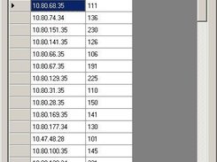 Shot of the IP address database editor