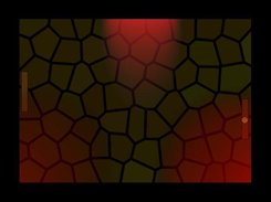 Screenshot of a pong game written with PinguX.