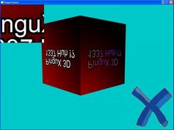 Screenshot of mixing 2D and 3D