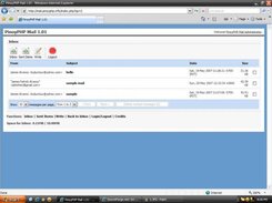 PinoyPHP WebMail Inbox View