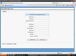 PinoyPHP WebMail Register